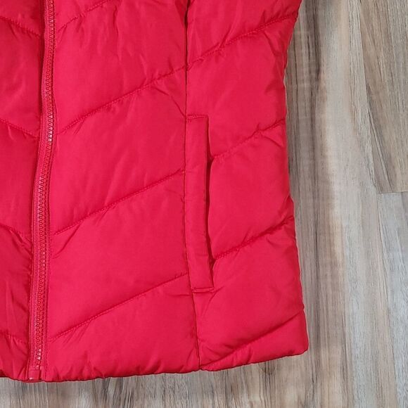 🔸️NWT Aeropostale Red Sleeveless Puffer Vest Small - Picture 6 of 9